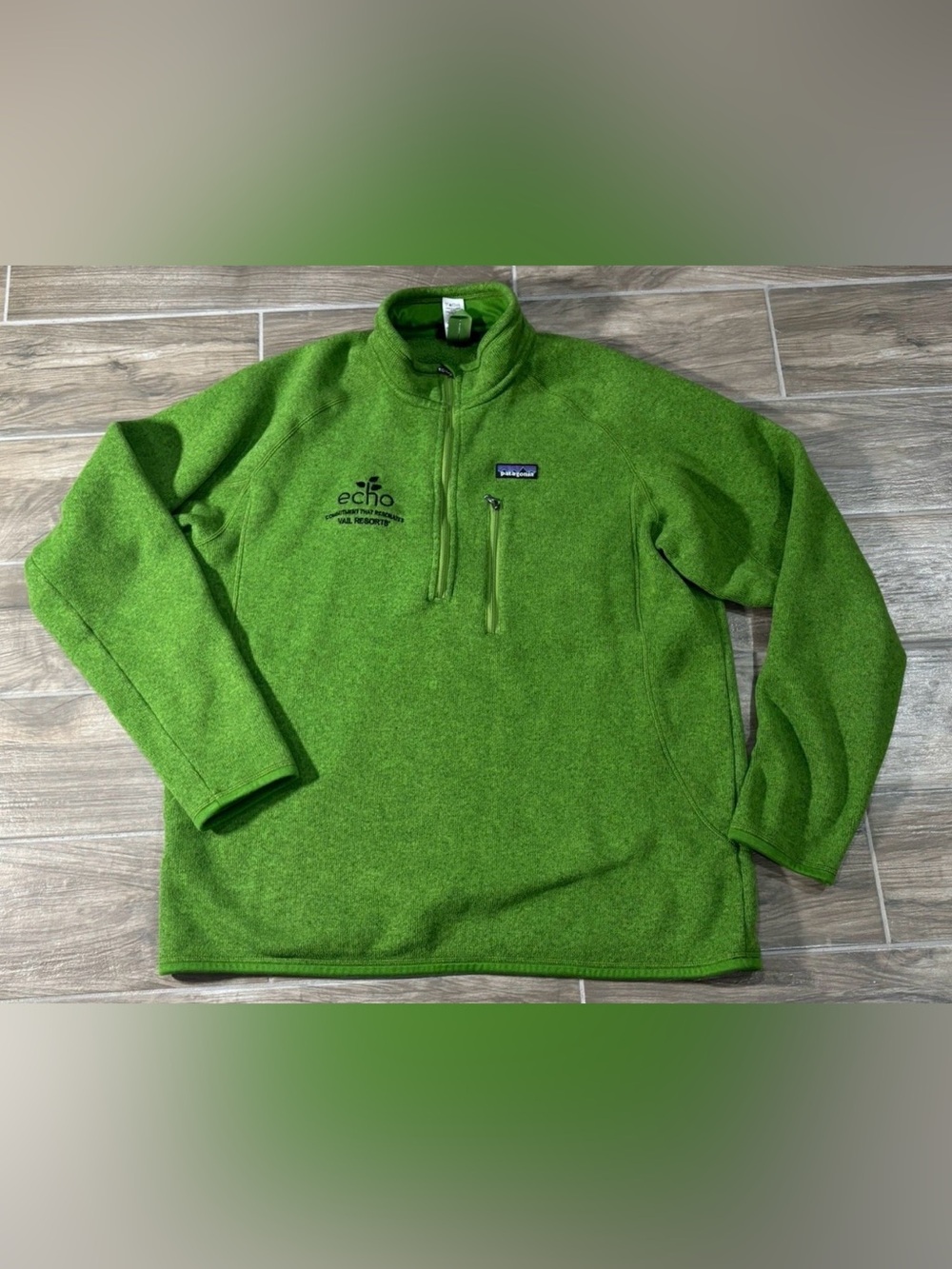 Patagonia Mens Better Sweater Fleece Jacket size XL RARE GREEN